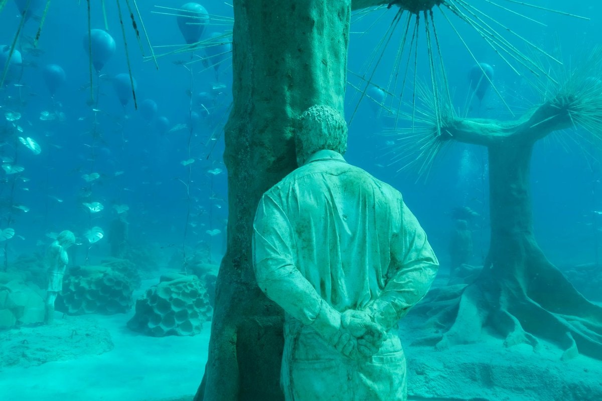 Cyprus underwater museum sculptures