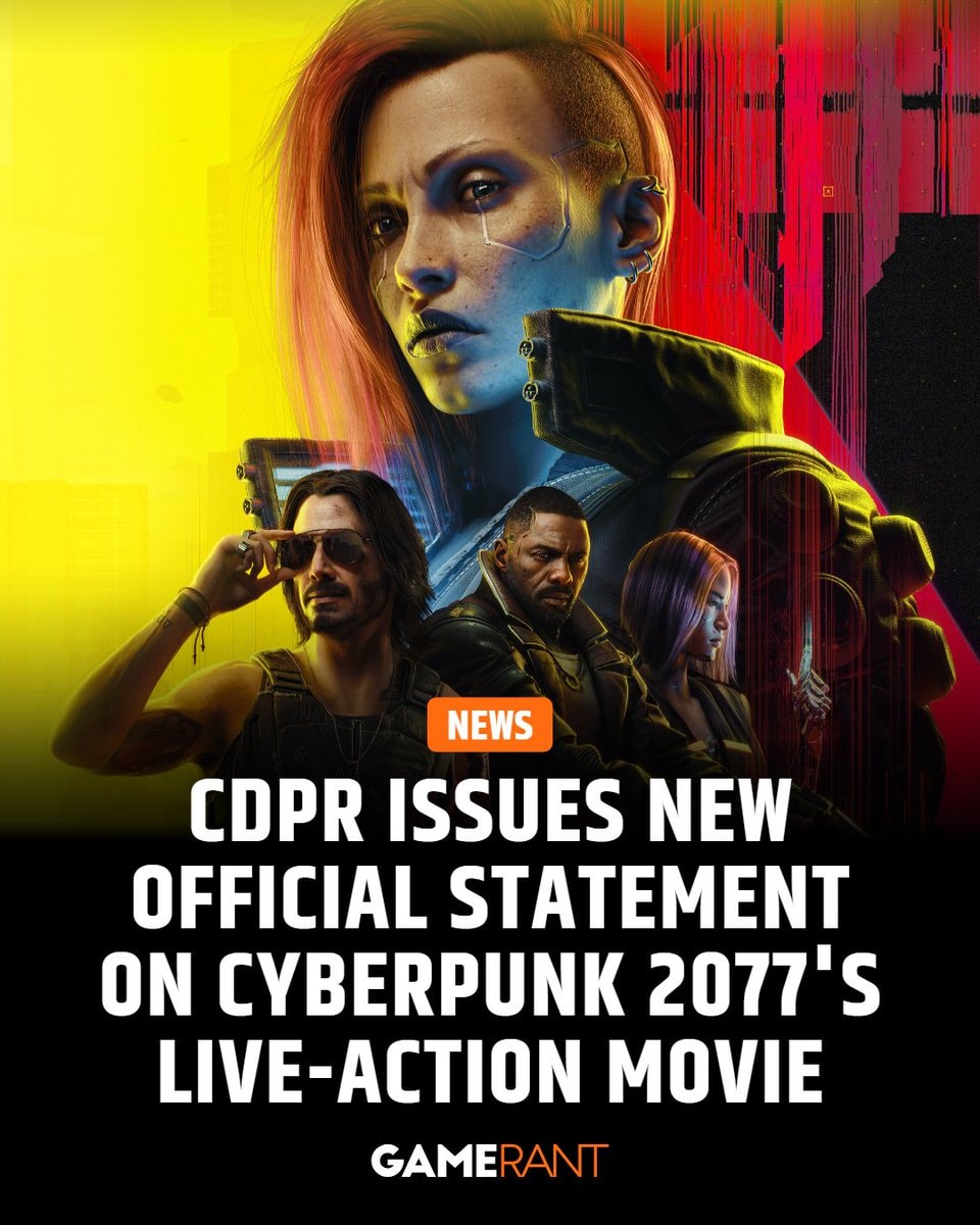 CD Projekt Red Cyberpunk 2077 movie statement