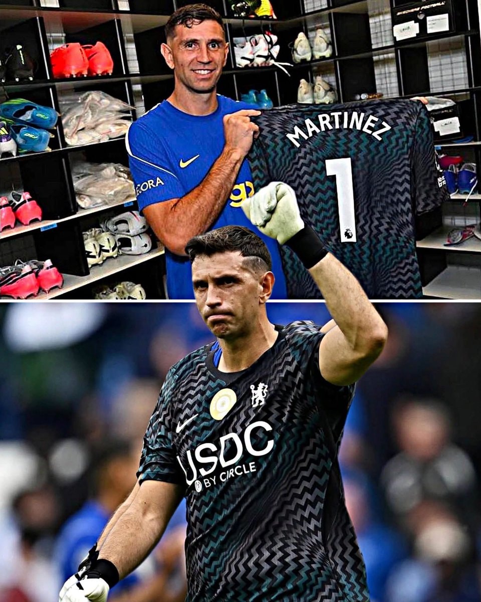 Emiliano Martinez number 1 jersey Chelsea