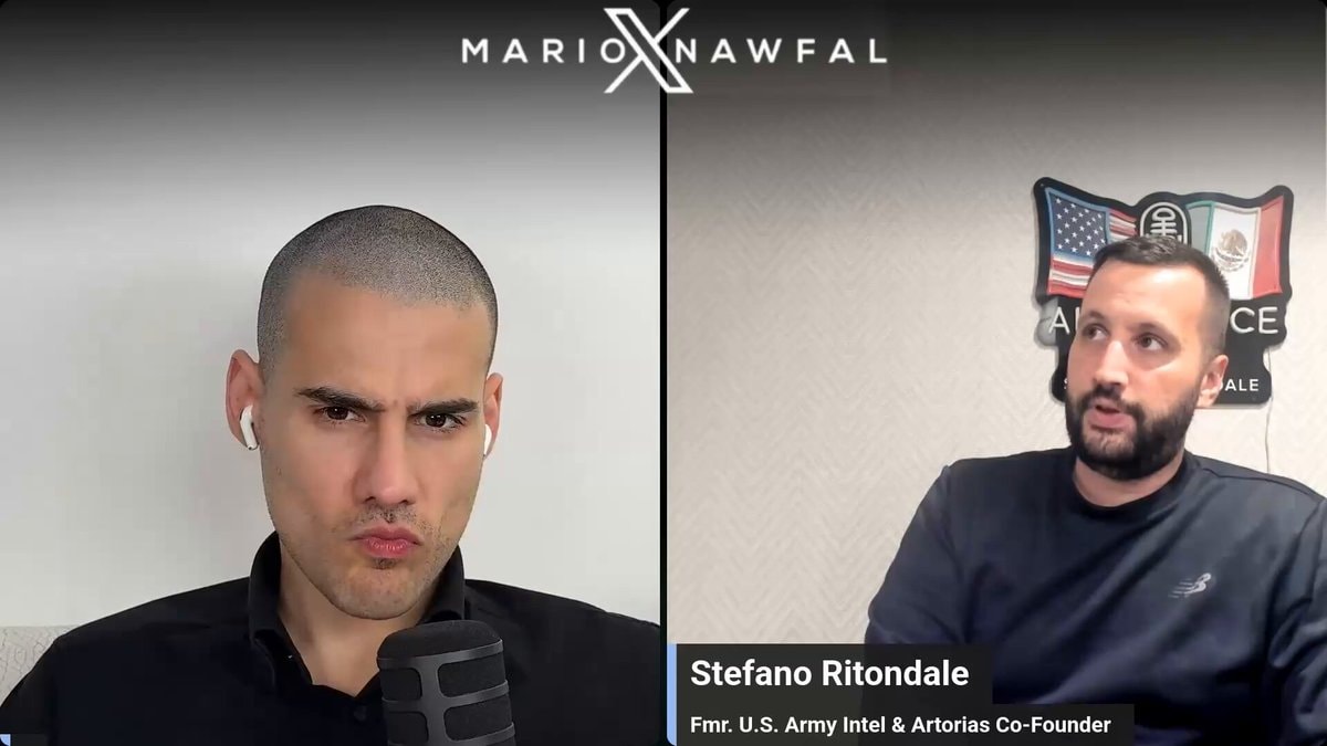 Mario Nawfal with Stefano Ritondale