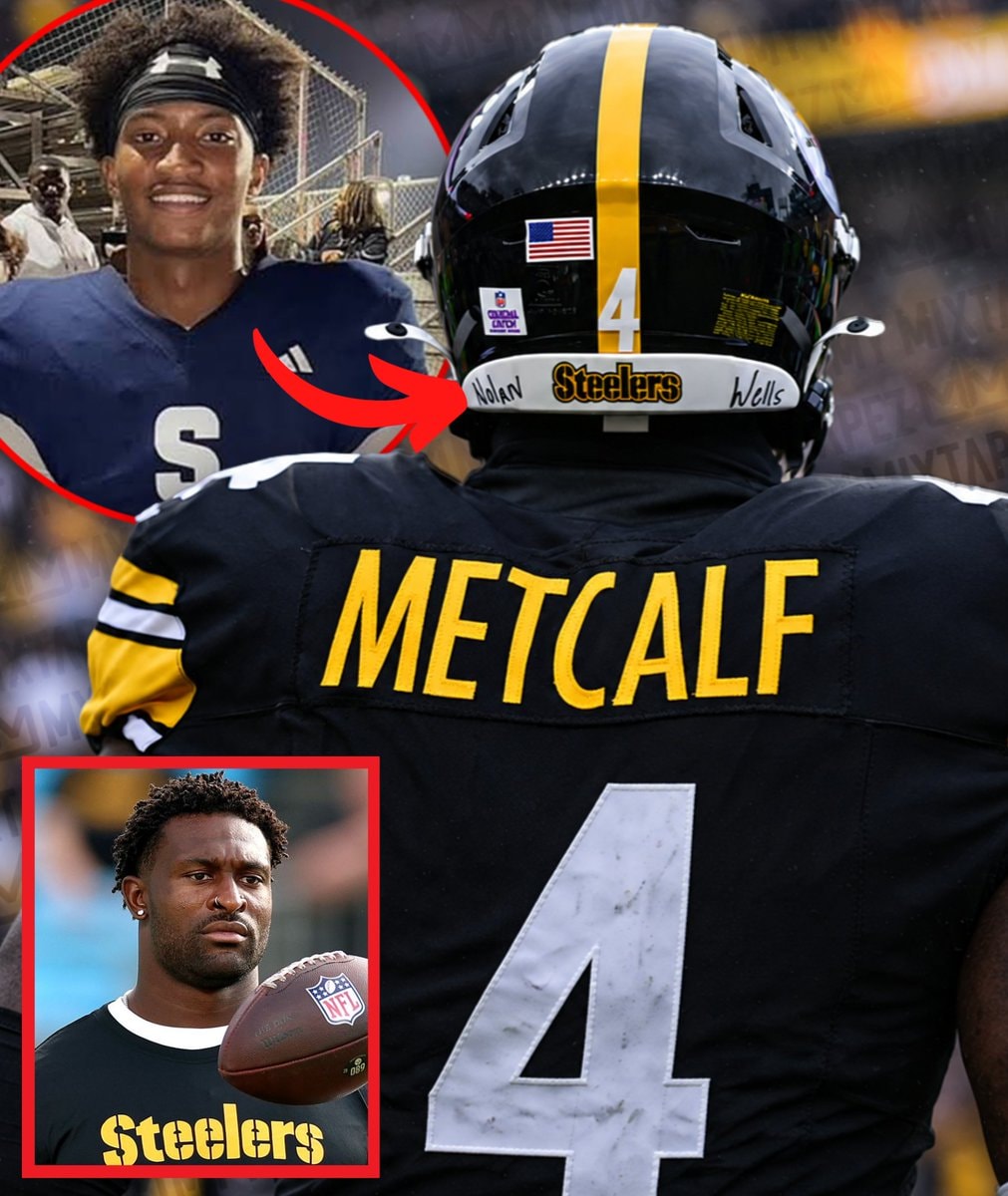 DK Metcalf honors Nolan Wells