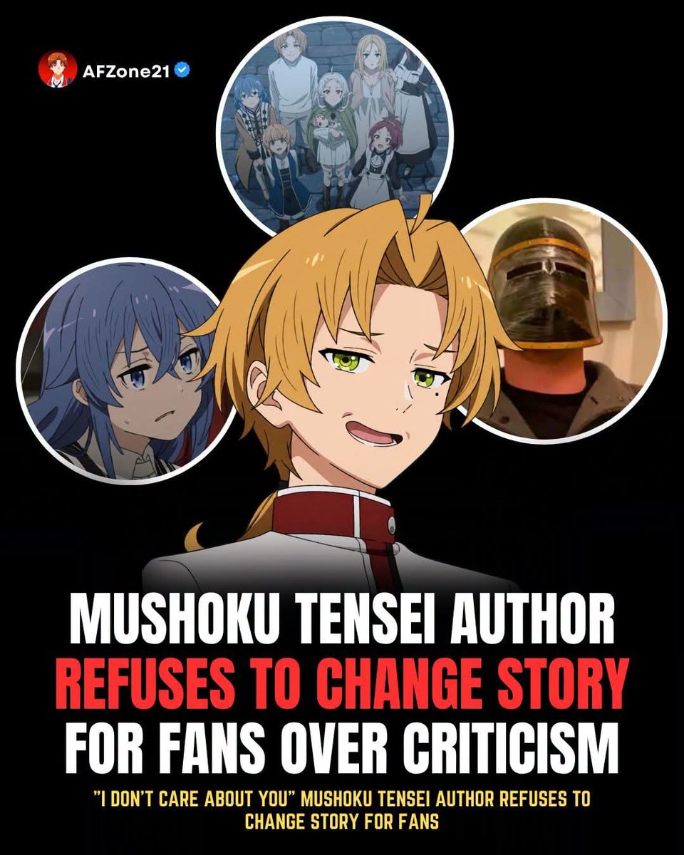 Mushoku Tensei author refuses to change story