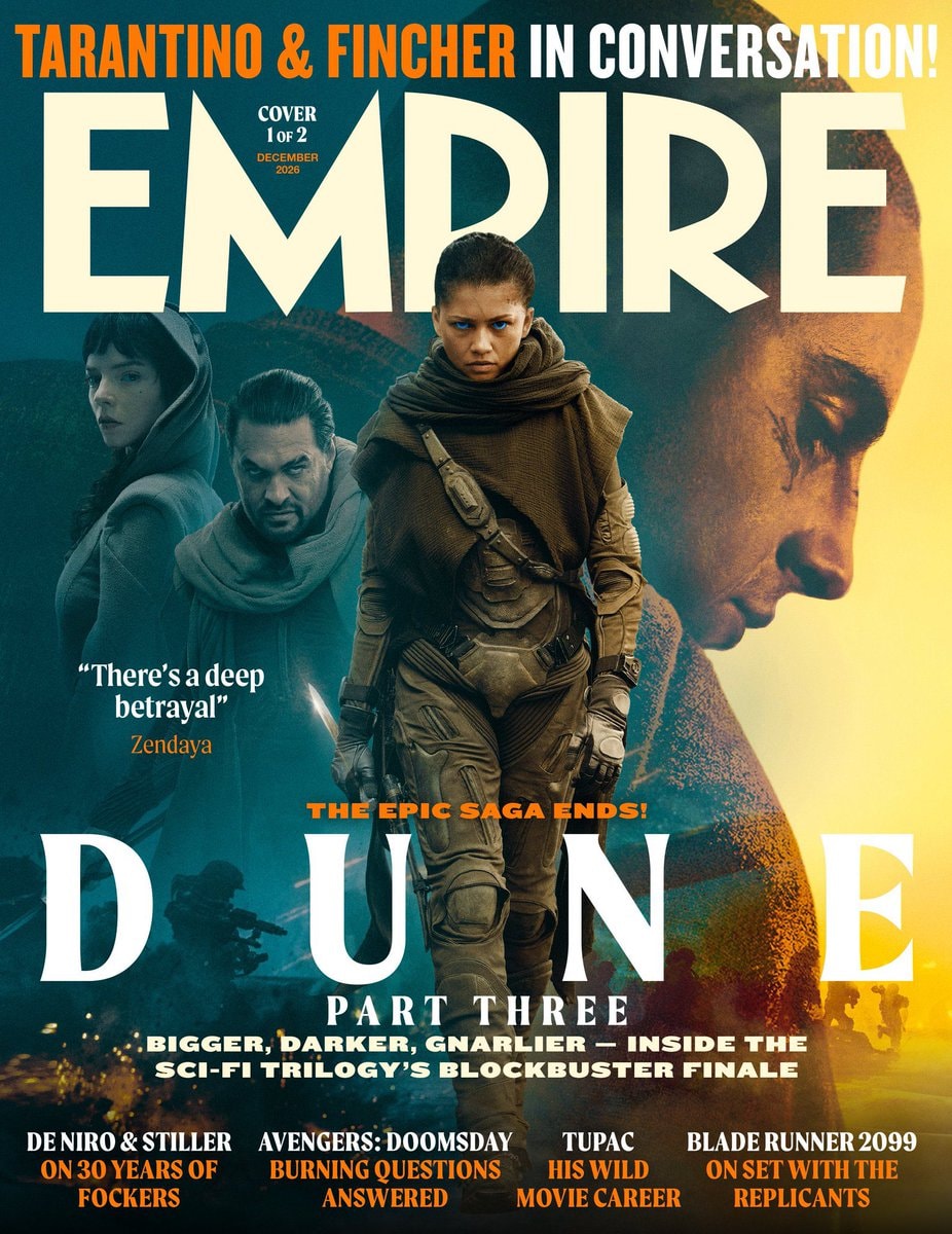 DUNE: PART 3 Empire magazine cover DUNE: PART 3 Empire magazine cover