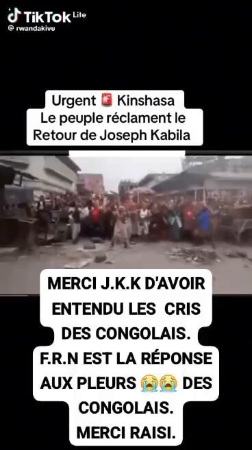 Kinshasa demand Kabila return