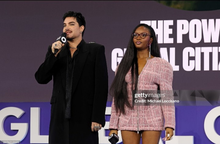 Ayra Starr and Adam Lambert Global Citizen Event (photo 2 of 2)