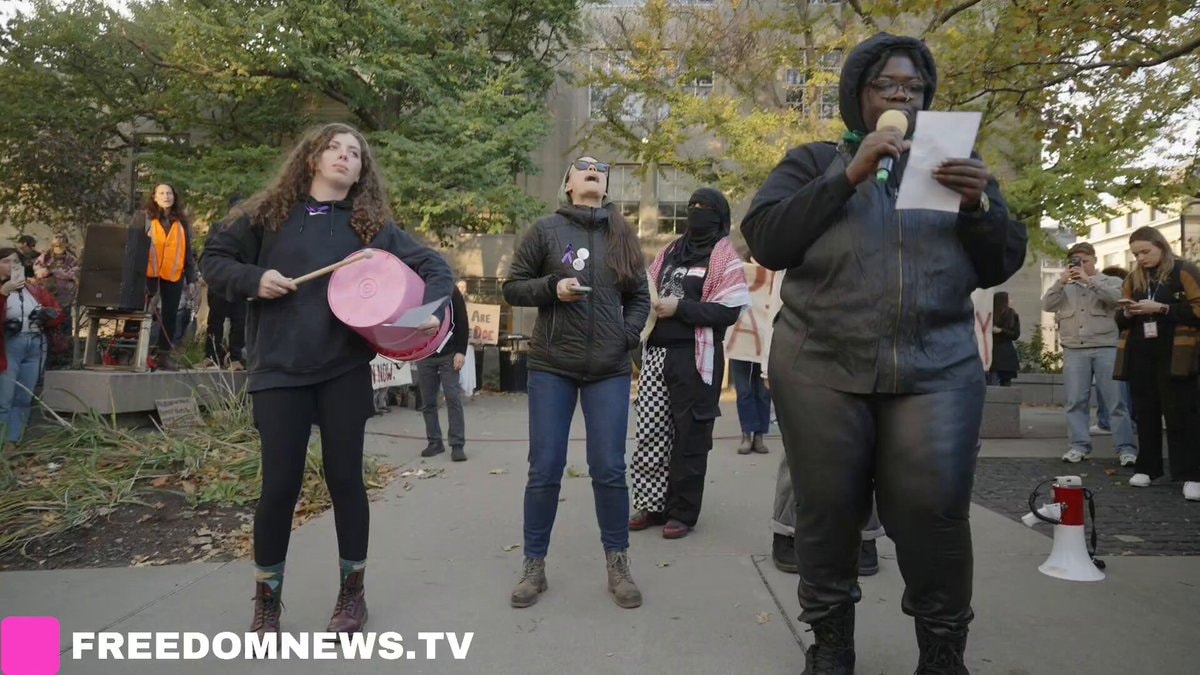 Cornell Day Hall protest A Rapist in Your Path
