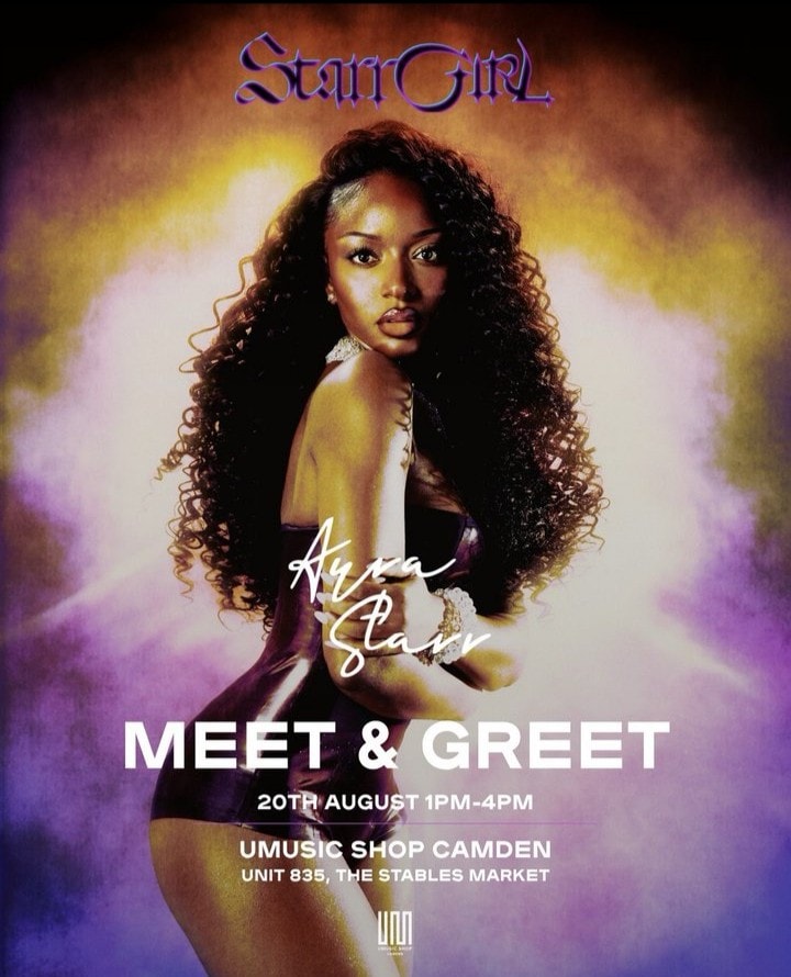 Ayra Starr Meet & Greet London