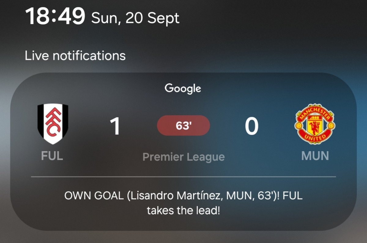 Fulham scores goal Fulham scores goal