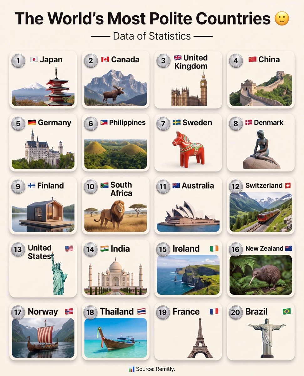 The World's Most Polite Countries Remitly