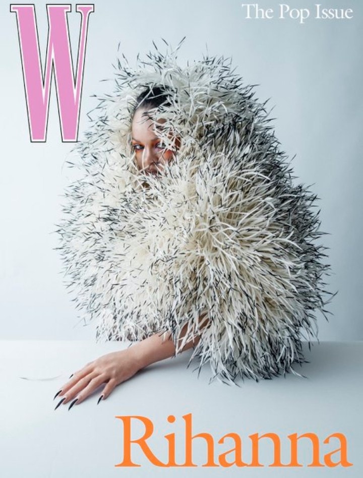 Rihanna on W Magazine Pop Issue cover (photo 2 of 2)