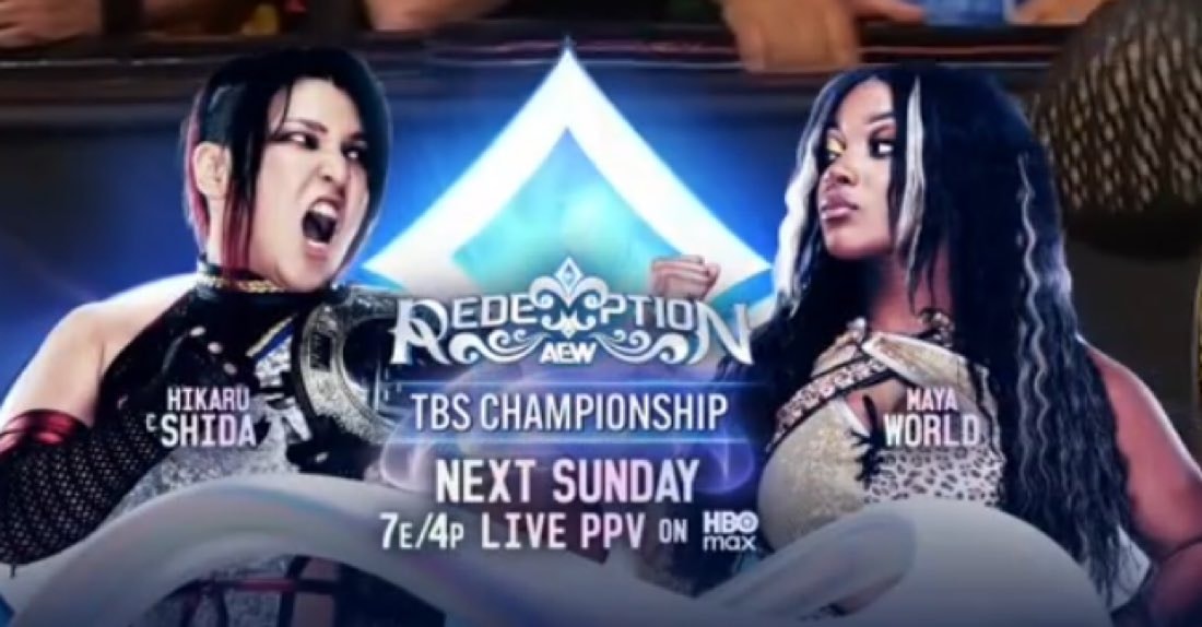 Shida vs World TBS Championship Redemption