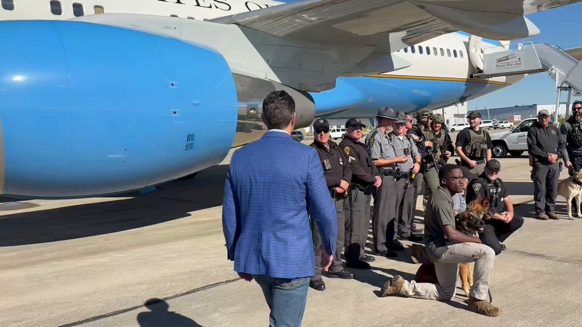 Pete Hegseth meets Ohio law enforcement