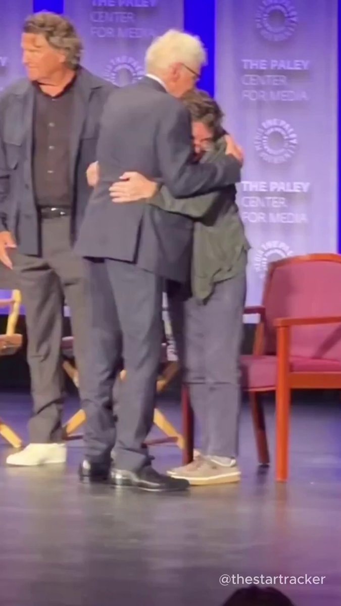 Harrison Ford and Michael J. Fox at PaleyFest ❤️