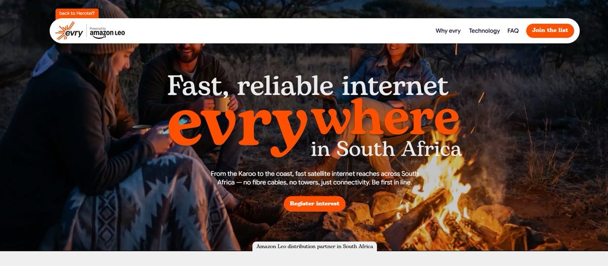 Amazon Leo South Africa launch