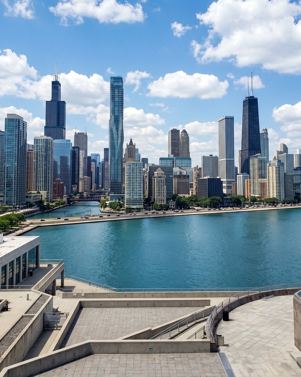 Chicago lakefront aerial view 🇺🇸 (photo 2 of 3)