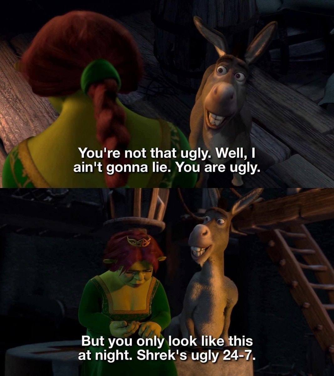 Shrek 2001 Donkey console friend meme