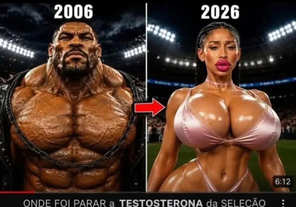Seleção 2006 vs 2026 comparison