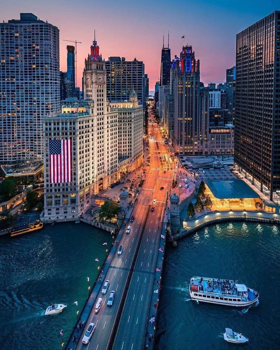 chicago illinois cityscape