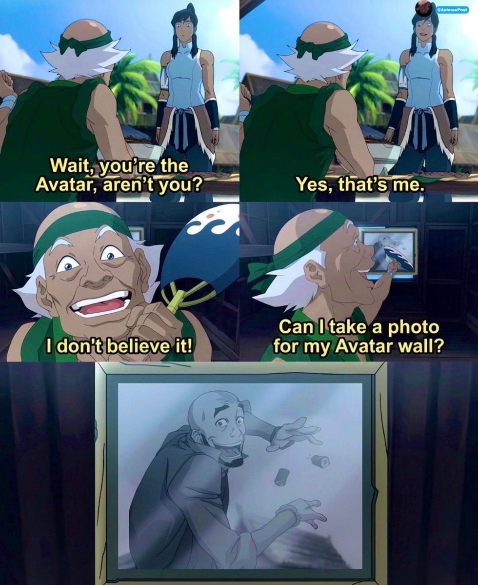 Legend of Korra Avatar wall meme