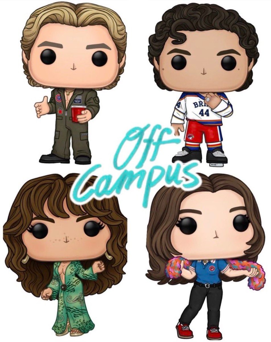Off Campus Funko Pops Garrett Dean Allie Hannah