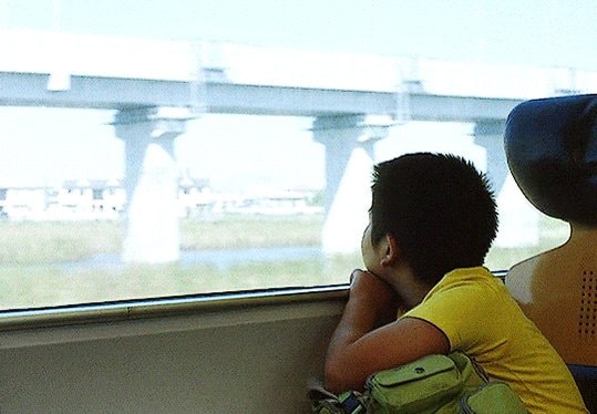 I Wish train window moment
