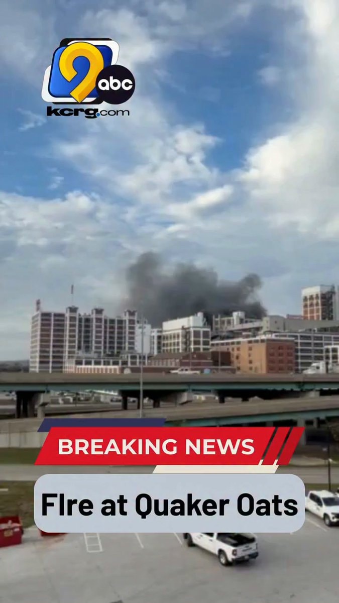 Fire at Quaker Oats in Cedar Rapids