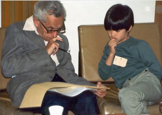 Paul Erdös and Terence Tao 1985