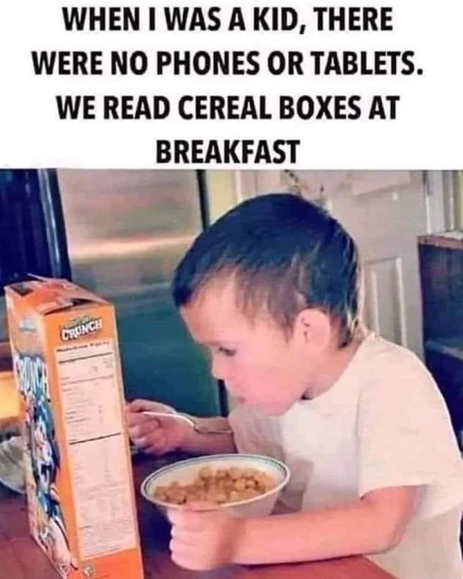 cereal box nostalgia cereal box nostalgia