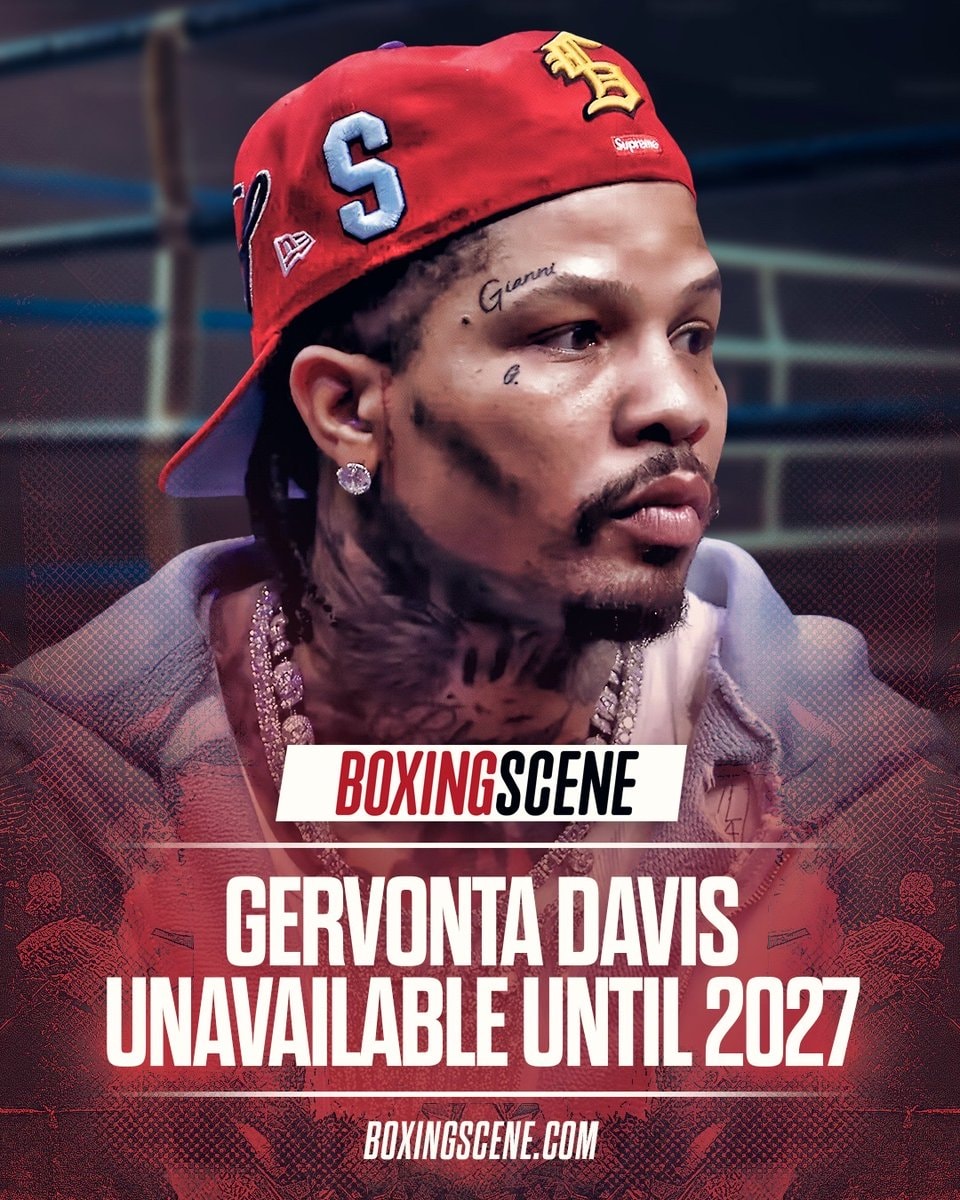 Gervonta Davis unavailable until 2027