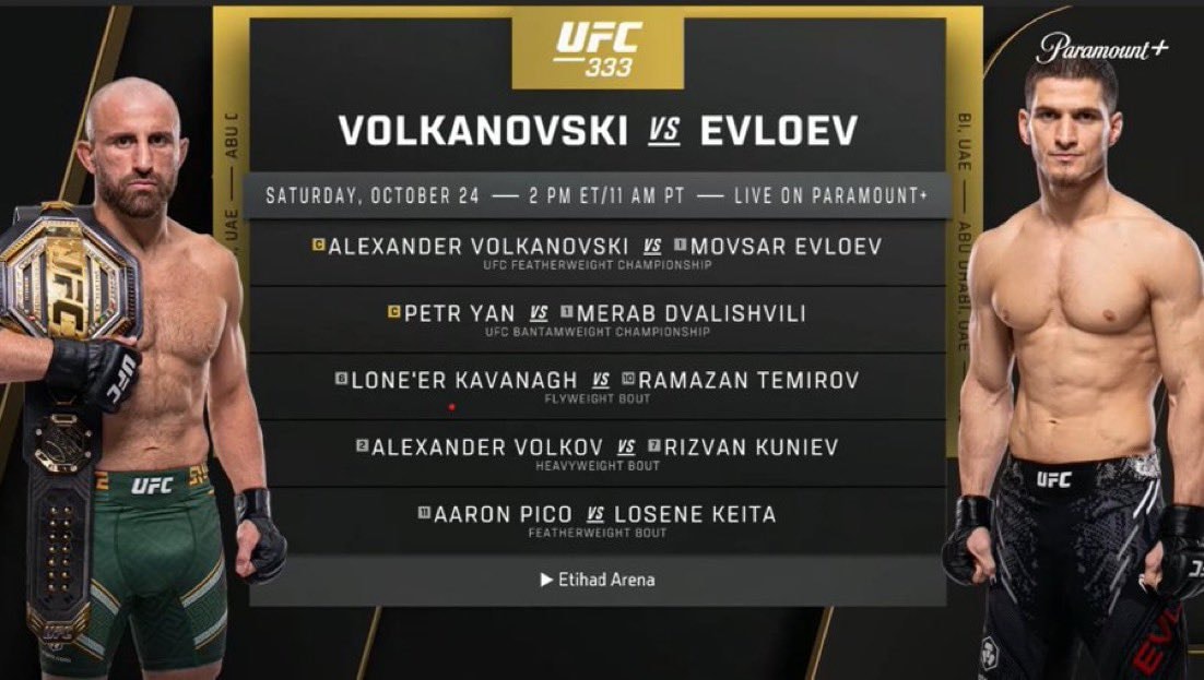Volkanovski vs Evloev fight week