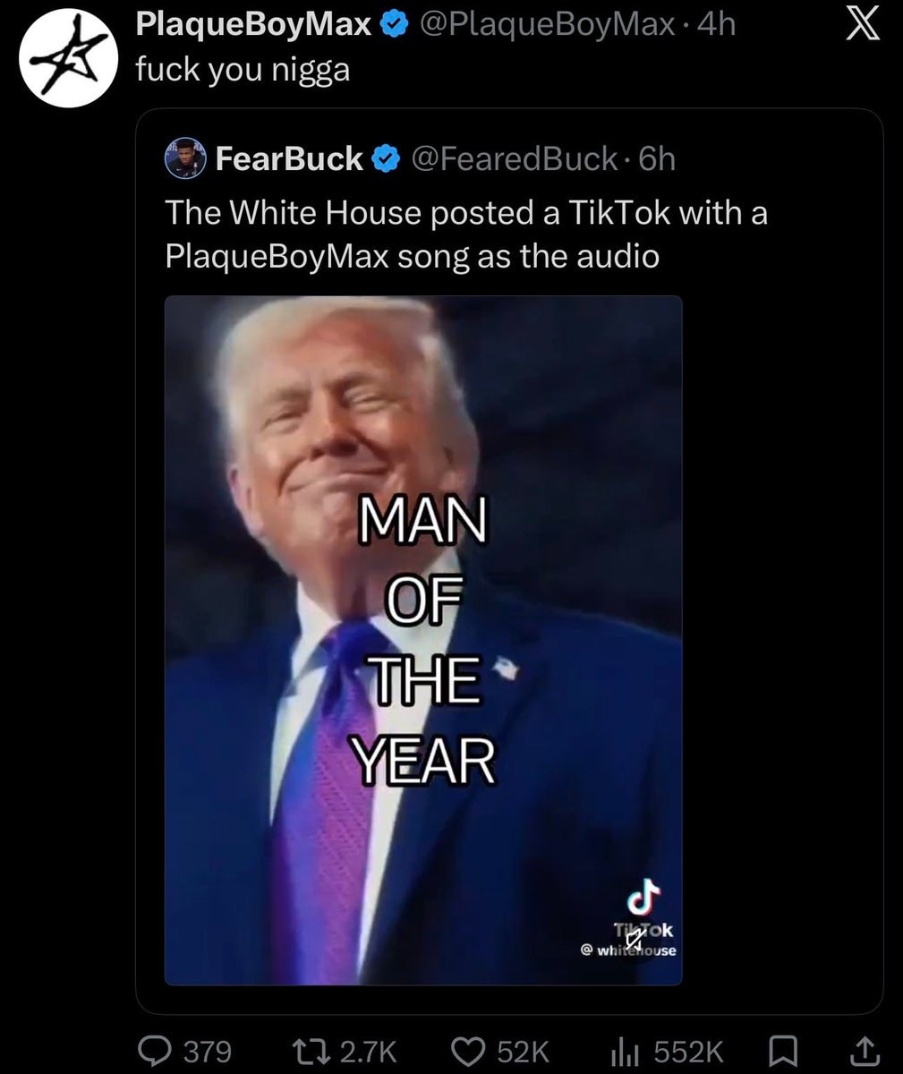 PlaqueBoyMax TikTok for Trump