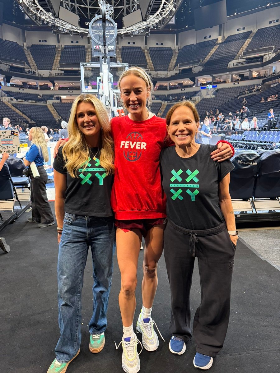 Sophie Cunningham with Riley Gaines and Jennifer Sey (photo 2 of 2)