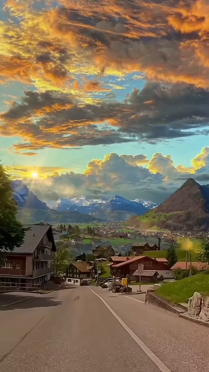 Lungern Switzerland landscape