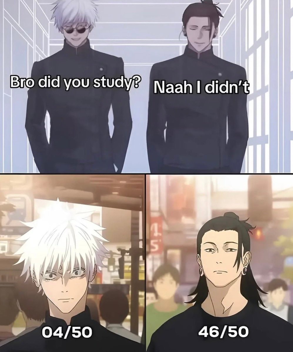 Jujutsu Kaisen study meme
