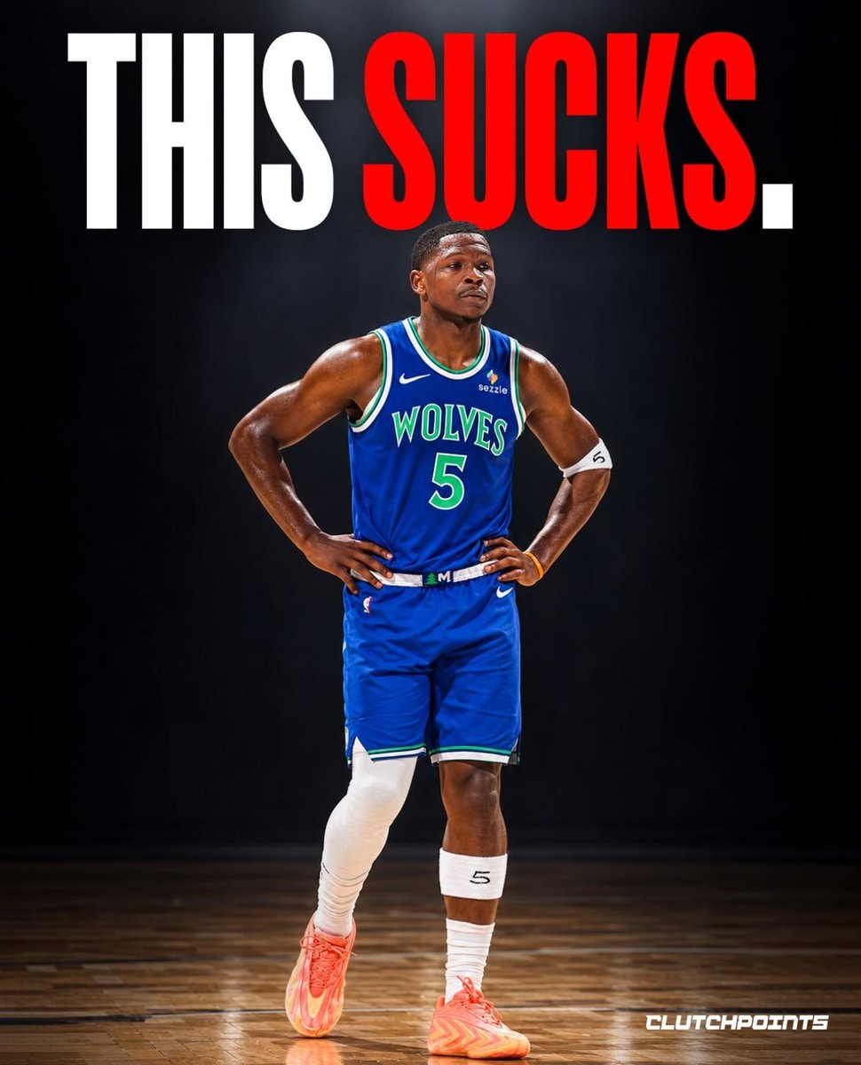 Anthony Edwards knee procedure out 2 months