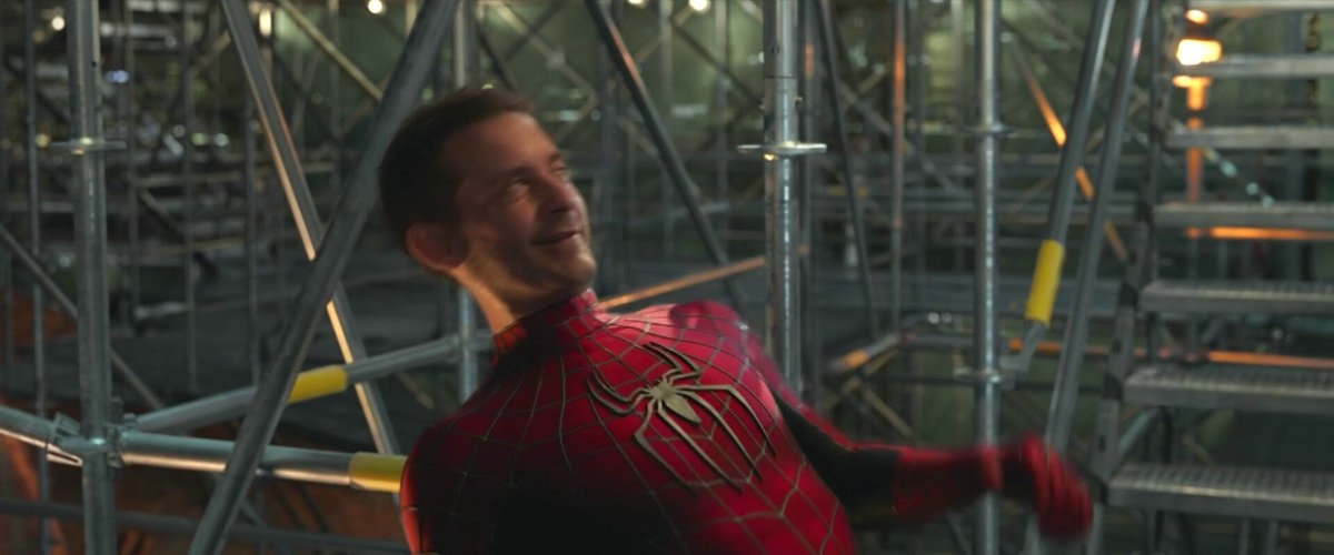 Tobey Maguire Spider-Man construction site