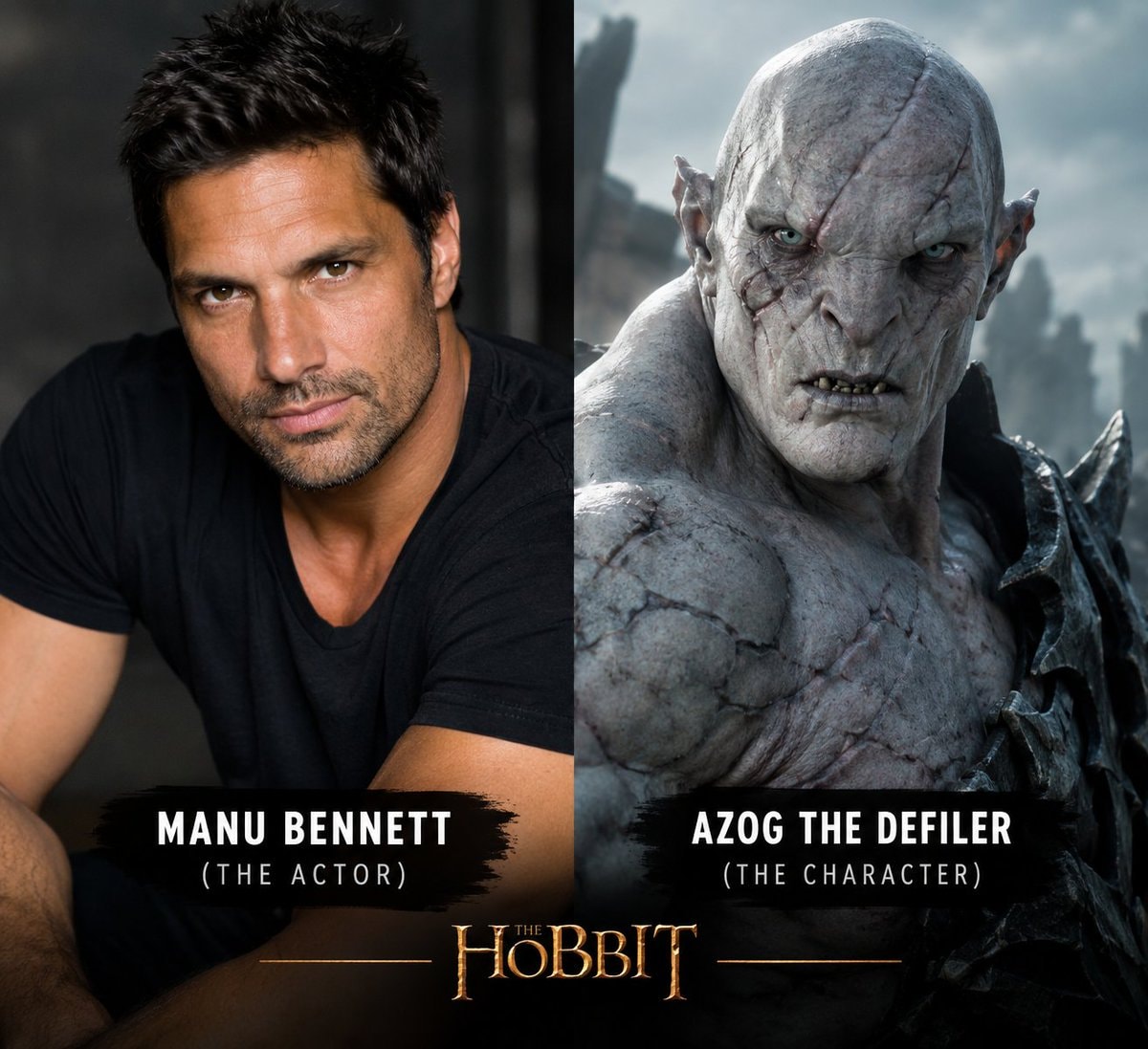 Manu Bennett as Azog the Defiler