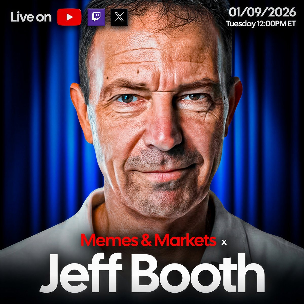 Jeff Booth live Memes & Markets September