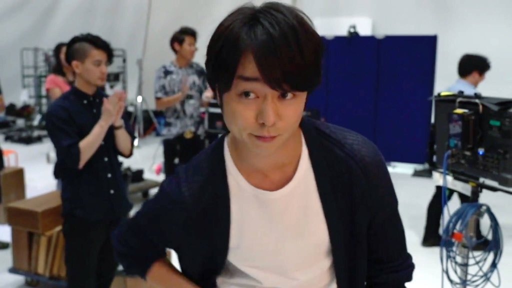man in studio with curious expression