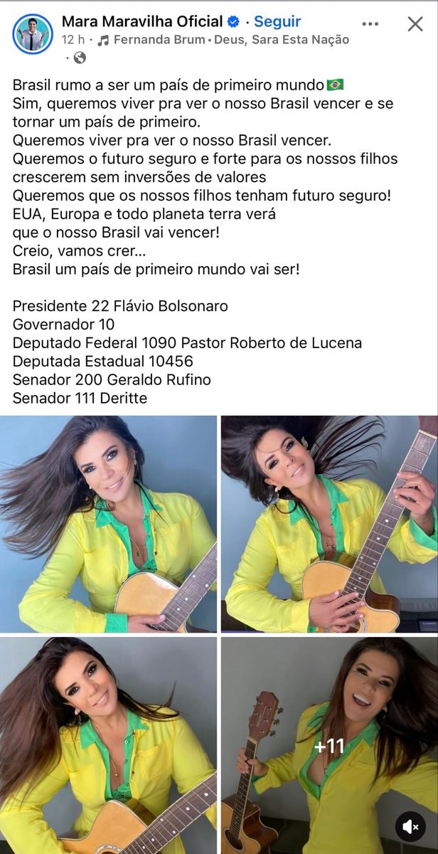 Mara Maravilha Brazil first world