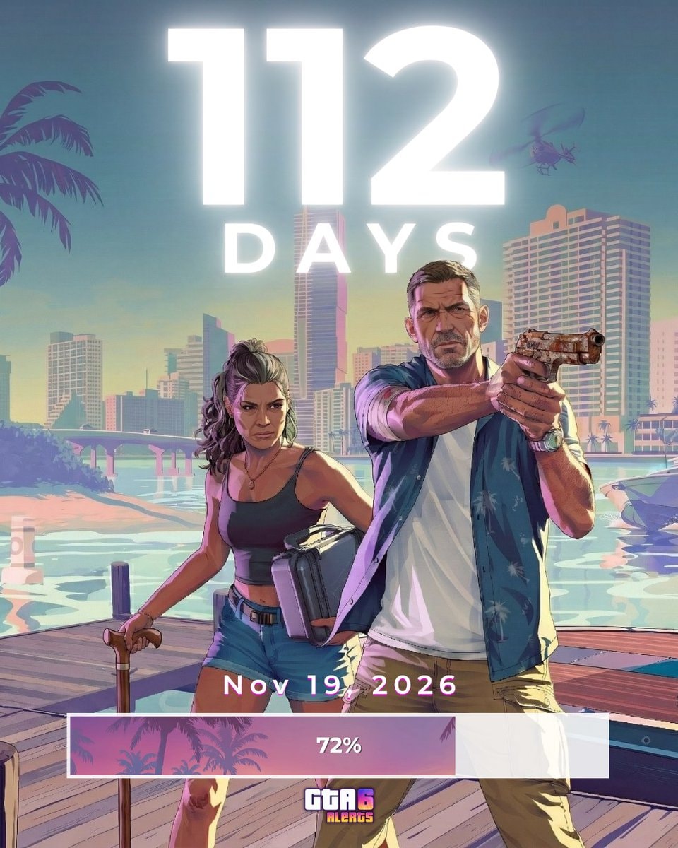 GTA 6 countdown 112 days GTA 6 countdown 112 days