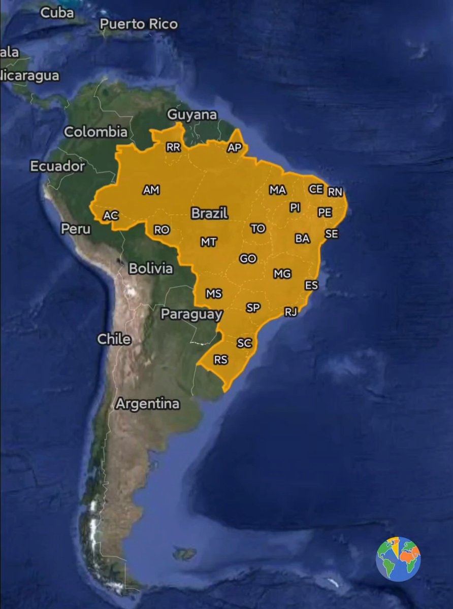 Brazil actual size comparison Brazil actual size comparison