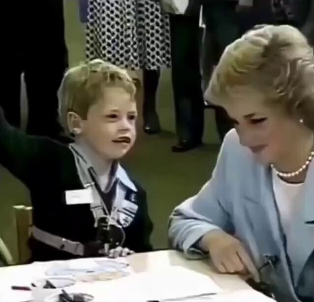 Princess Diana drawing from child