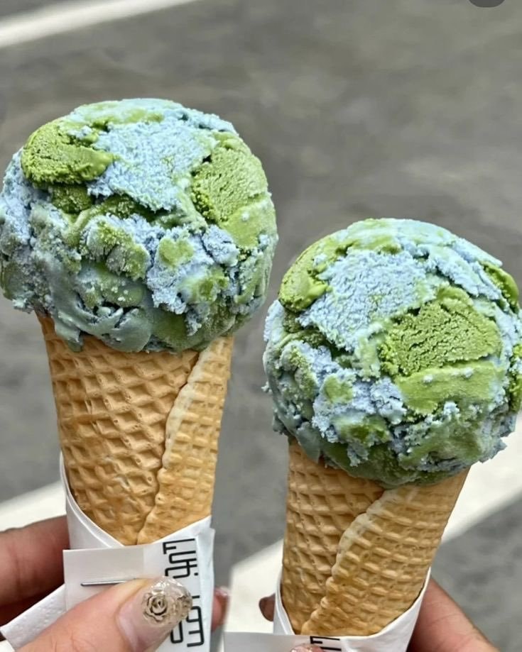 Earth gelato cones (photo 2 of 2)