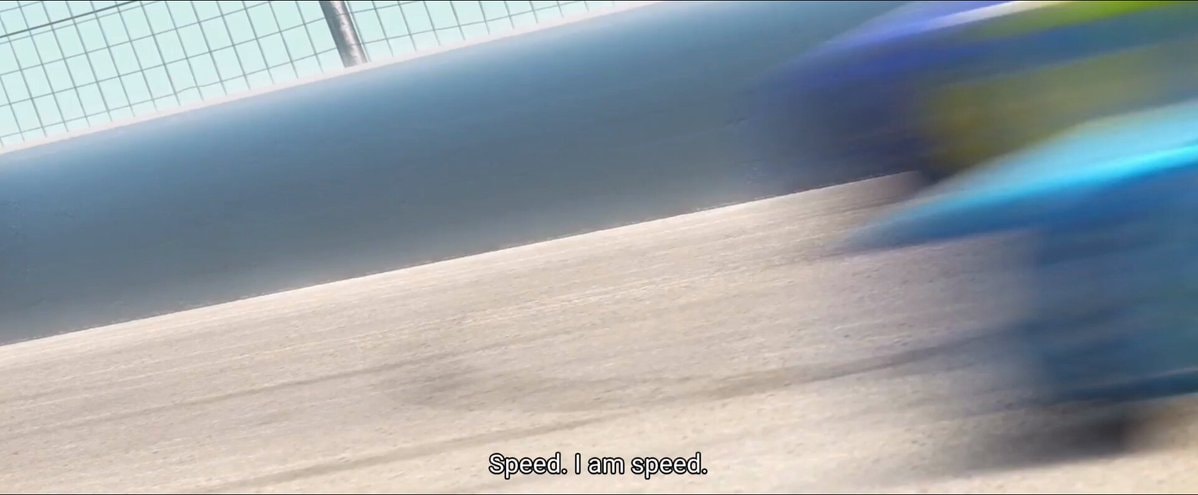 race car opening scene