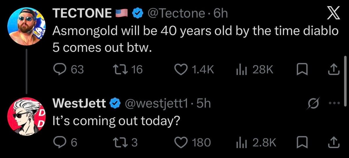 Tectone WestJett roast Asmongold