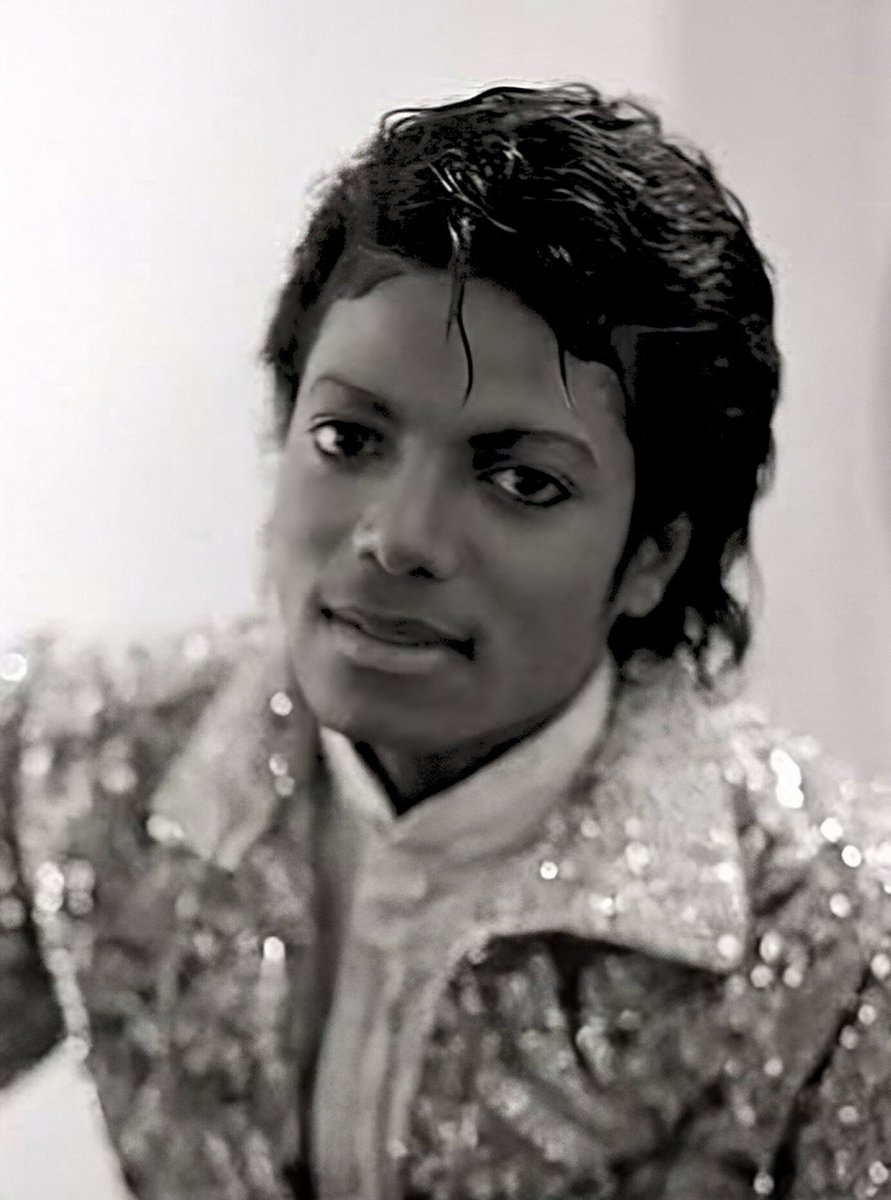 Michael Jackson sparkly jacket portrait ♡ (photo 1 of 2)