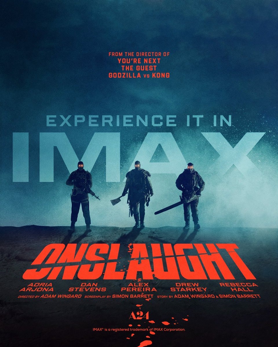 Adam Wingard's ONSLAUGHT new poster and trailer announcement