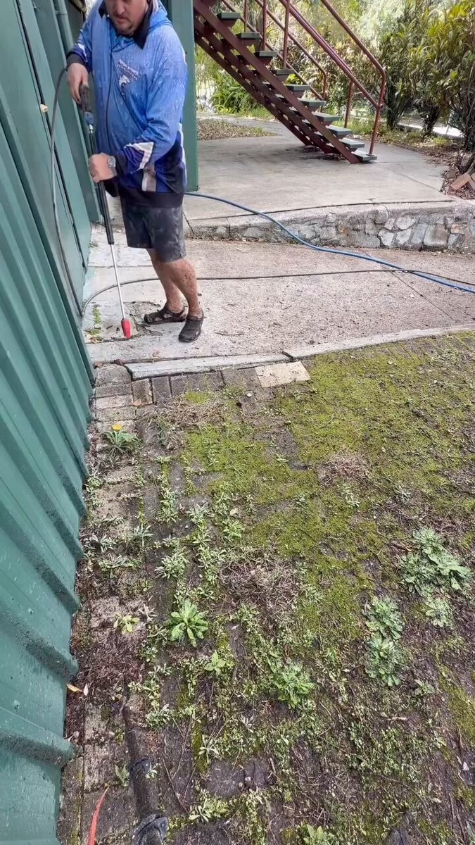 satisfying pressure washing
