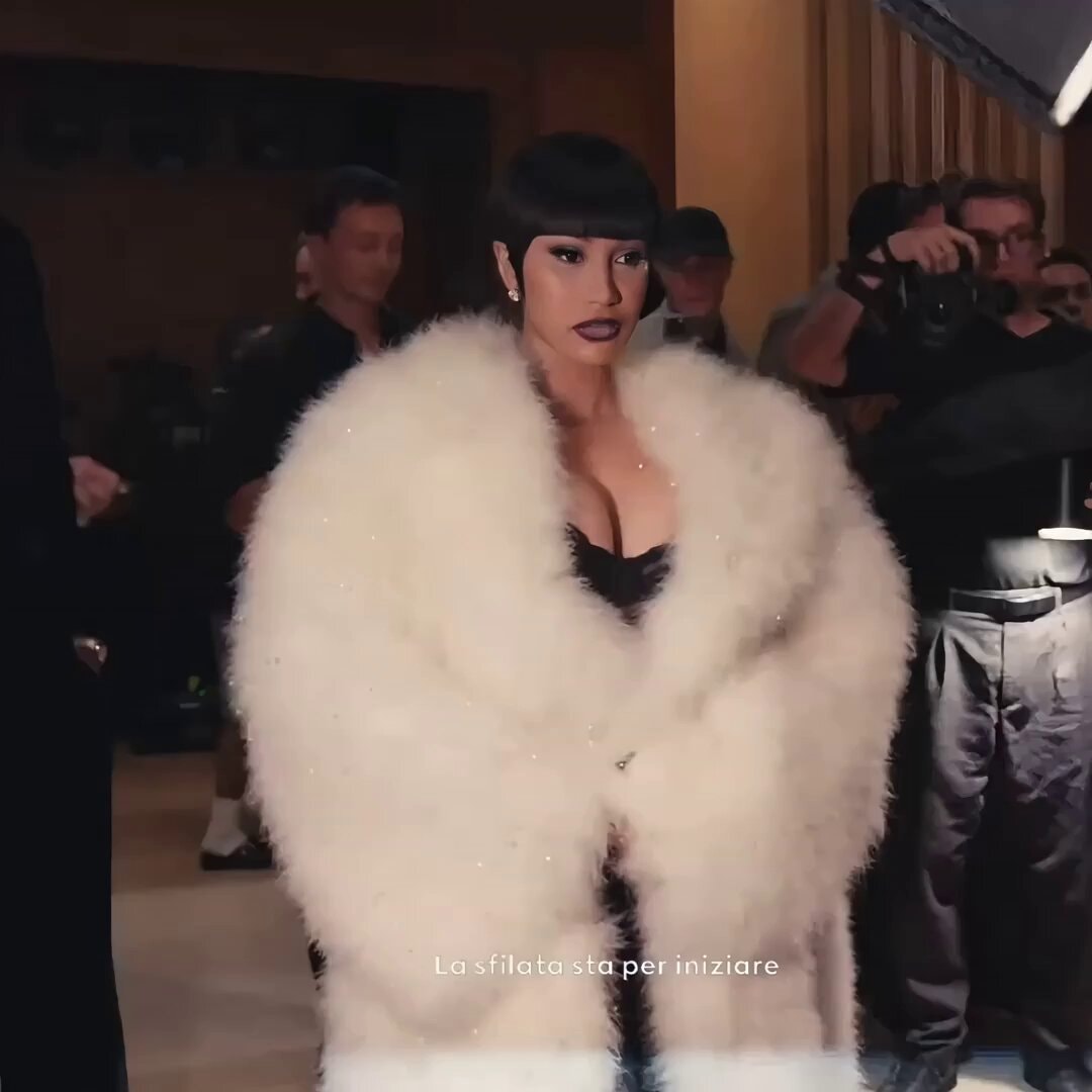 Cardi B at Gucci SS27 Milan